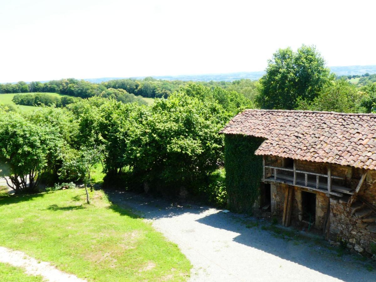 Grande maison de caractère en pierres -superbe vue Saint-Cirgues  Esterno foto