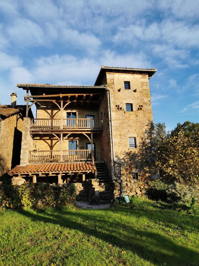 Grande maison de caractère en pierres -superbe vue Saint-Cirgues  Esterno foto