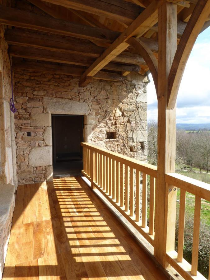 Grande maison de caractère en pierres -superbe vue Saint-Cirgues  Esterno foto